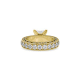 Vesta Stone Diamond Engagement Ring Yellow gold