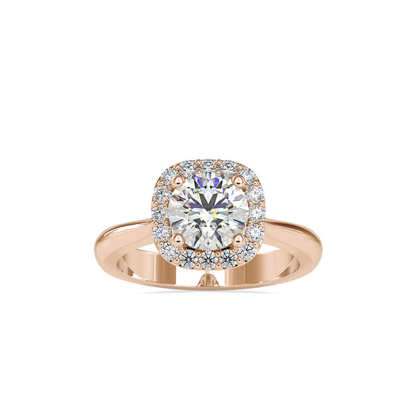 Attic Blox Diamond Engagement Ring Rose gold