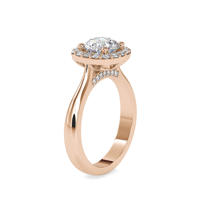 Attic Blox Diamond Engagement Ring Rose gold