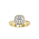 Attic Blox Diamond Engagement Ring Yellow gold