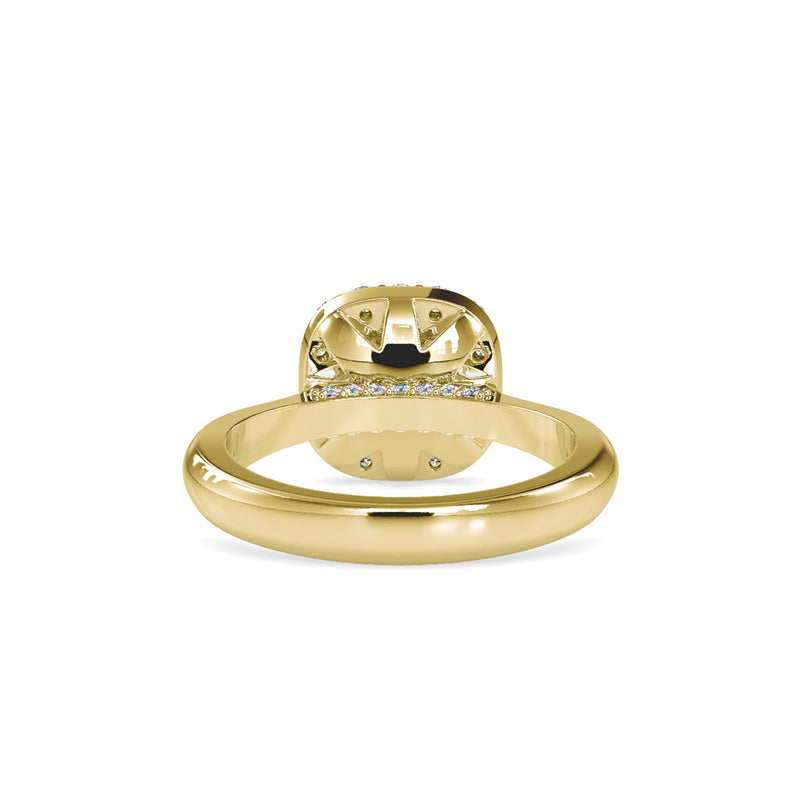 Attic Blox Diamond Engagement Ring Yellow gold