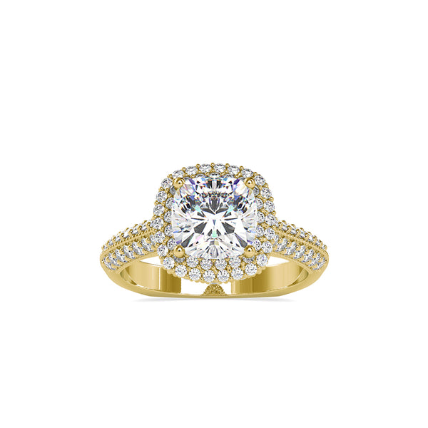 Vesta Ancient Diamond Ring Yellow gold