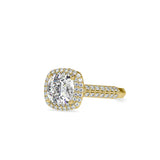 Vesta Ancient Diamond Ring Yellow gold