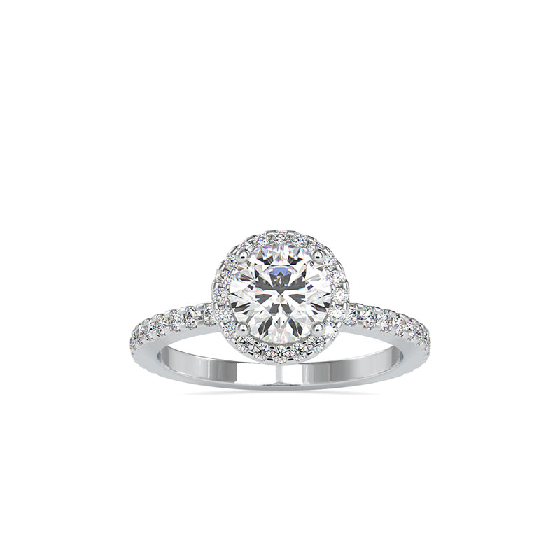 Dynasity Angel Diamond Ring Platinum