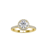 Dynasity Angel Diamond Ring Yellow gold