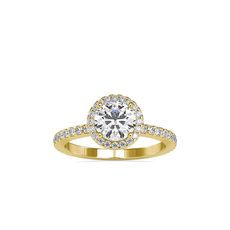 Dynasity Angel Diamond Ring Yellow gold