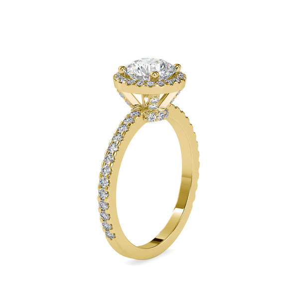 Dynasity Angel Diamond Ring Yellow gold