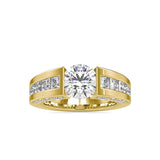 Prision Diamond Engagement Ring Yellow gold