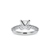 Celestial Cushion Diamond Ring Platinum