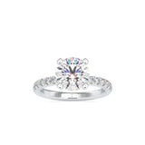 Mary Prong Diamond Ring White gold