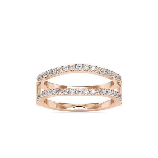 Naptune Diamond Engagement Ring Rose gold