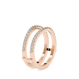 Naptune Diamond Engagement Ring Rose gold