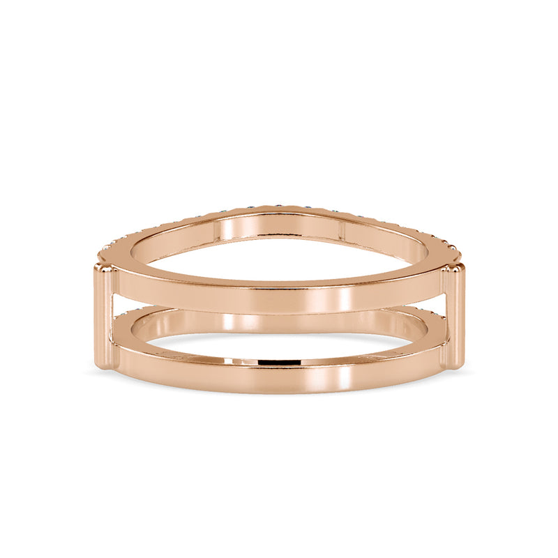 Naptune Diamond Engagement Ring Rose gold