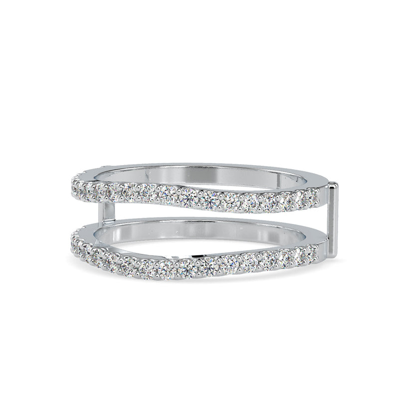 Naptune Diamond Engagement Ring White gold