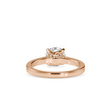 Juniper Prong Diamond Ring Rose gold