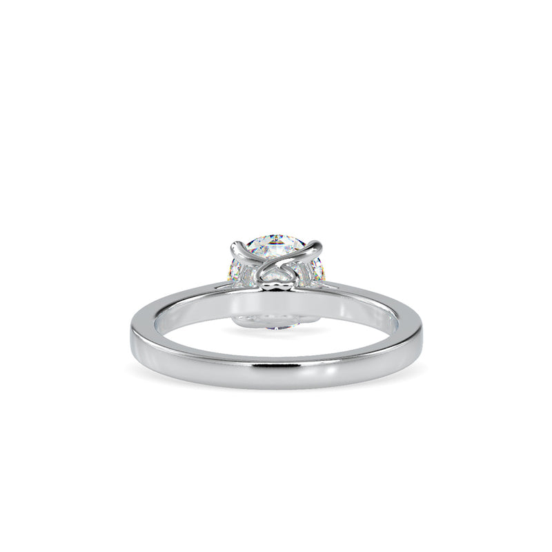 Juniper Prong Diamond Ring Platinum