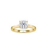 Juniper Prong Diamond Ring Yellow gold