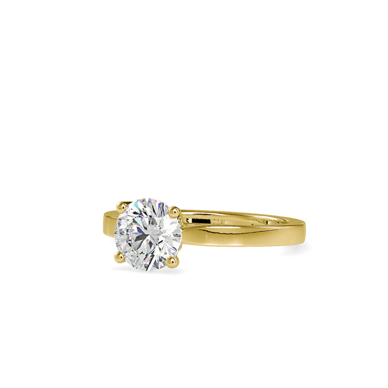 Juniper Prong Diamond Ring Yellow gold