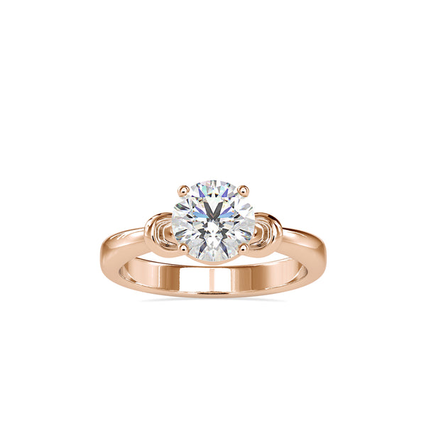 Ziggy Diamond Engagement Ring Rose gold