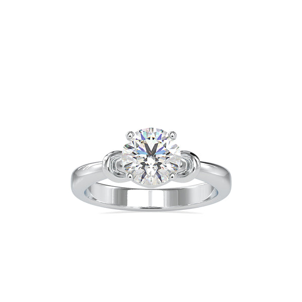 Ziggy Diamond Engagement Ring Platinum