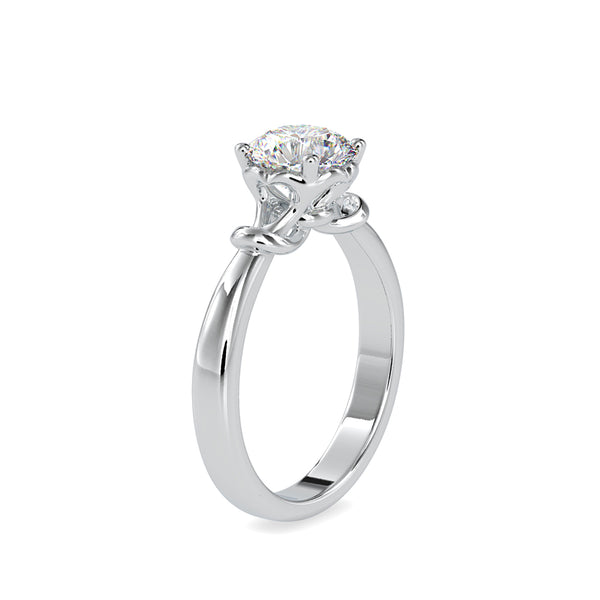 Ziggy Diamond Engagement Ring Platinum
