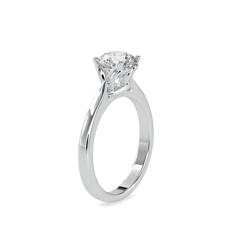 Famino SIngle Diamond Ring White gold