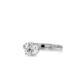 Famino SIngle Diamond Ring White gold