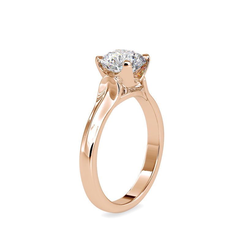 Forever Solitaire Diamond Ring Rose gold