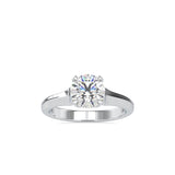 Forever Solitaire Diamond Ring White gold