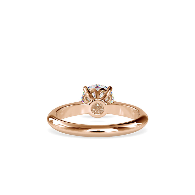 Ida Prong Diamond Engagement Ring Rose gold