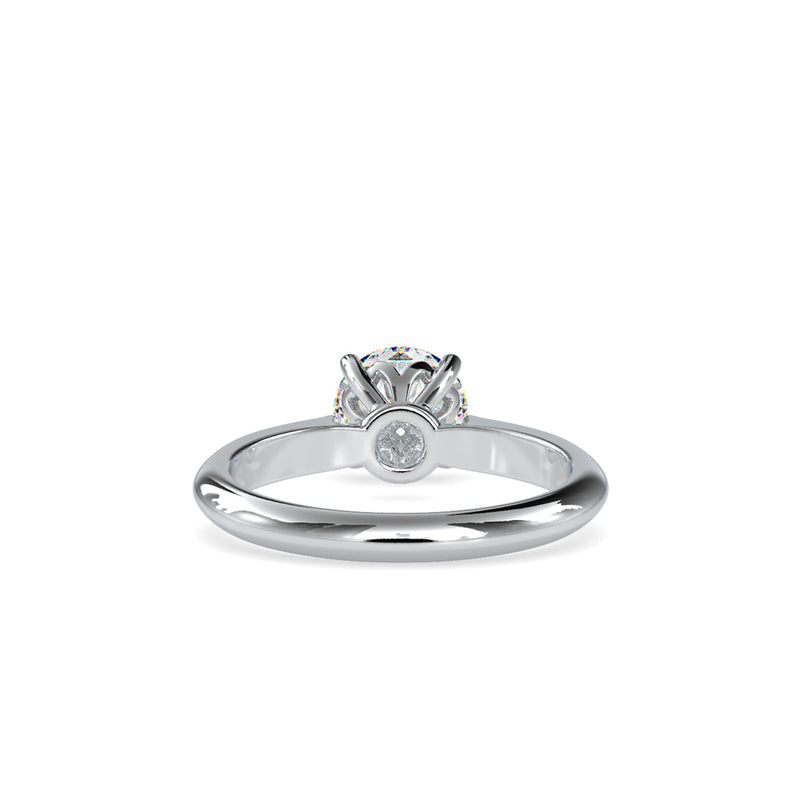 Ida Prong Diamond Engagement Ring Platinum