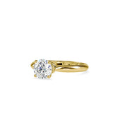 Ida Prong Diamond Engagement Ring Yellow gold