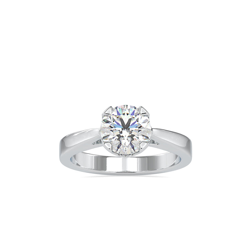 Jane Prong Diamond Ring White gold