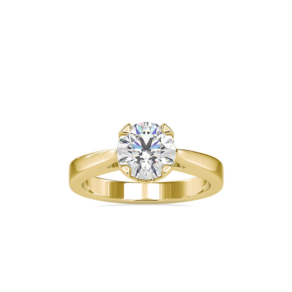 Jane Prong Diamond Ring Yellow gold