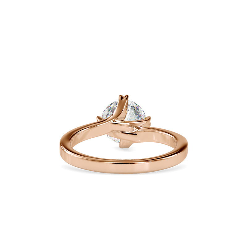 Cushly Prong Diamond Ring Rose gold