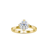 Cushly Prong Diamond Ring Yellow gold