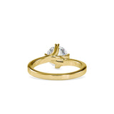 Cushly Prong Diamond Ring Yellow gold