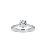 White stone Diamond Ring White gold