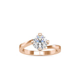 Silena Diamond Engagement Ring Rose gold