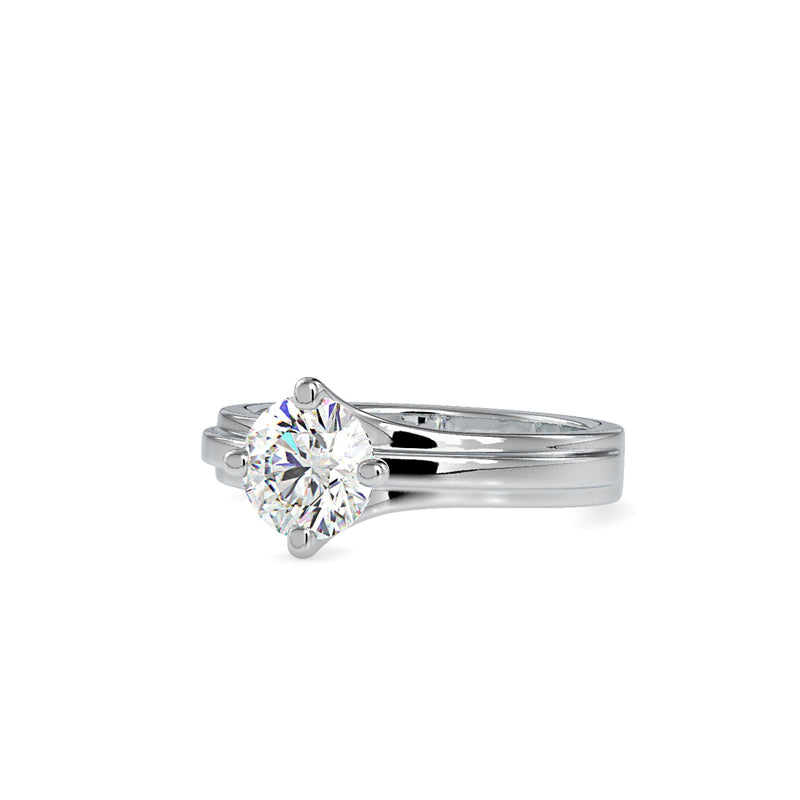 Lilith Solitaire Diamond Ring Platinum