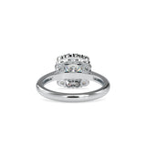 Rapture Halo Diamond Ring White gold