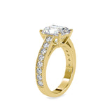 Aurora Diamond Engagement Ring Yellow gold