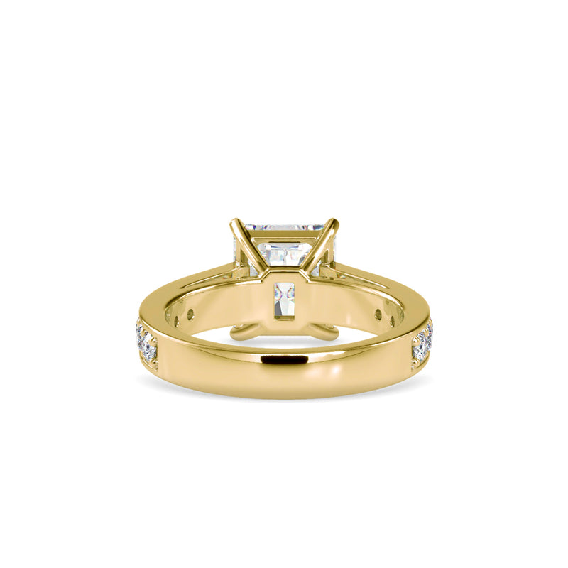 Aurora Diamond Engagement Ring Yellow gold