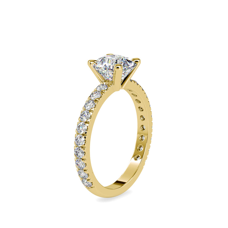 Phillia Diamond Engagement Ring Yellow gold