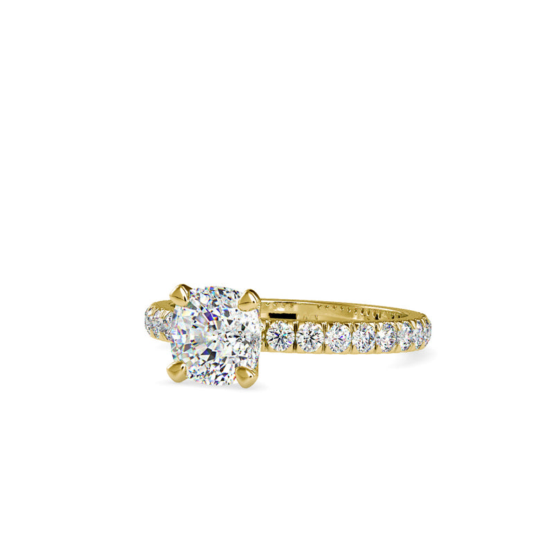 Phillia Diamond Engagement Ring Yellow gold