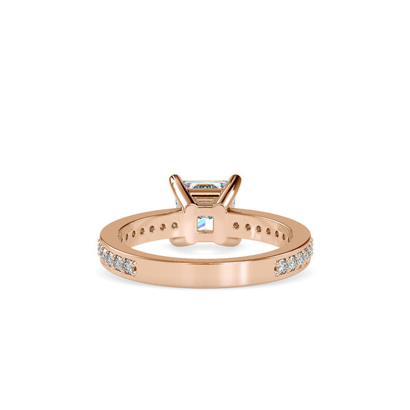 Oliver Princess Diamond Ring Rose gold