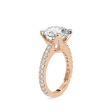 Unconditional Prong Diamond Ring Rose gold