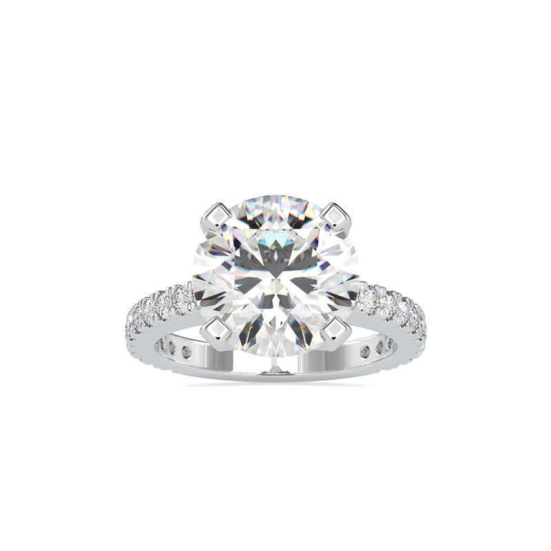 Unconditional Prong Diamond Ring White gold