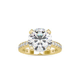 Unconditional Prong Diamond Ring Yellow gold