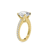 Unconditional Prong Diamond Ring Yellow gold